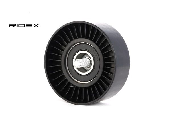 RIDEX 312D0051: Polia de desvio / de guia, correia trapezoidal estriada Ø: 76mm, Ø: 76mm