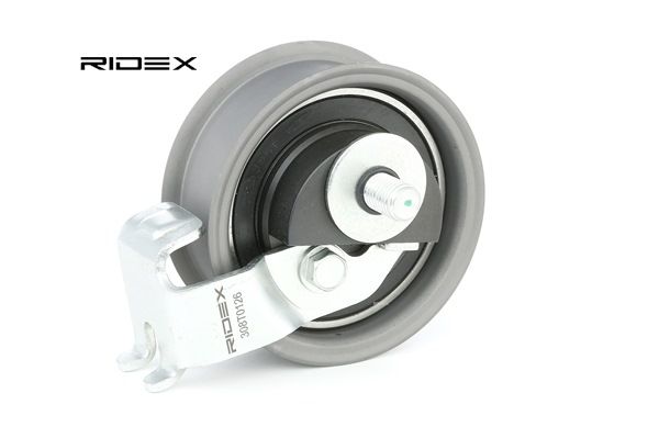 RIDEX 308T0126: Rolo tensor, correia dentada com suporte, com parafuso