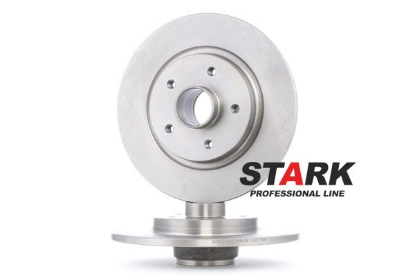 STARK SKBD-0023363: Disco de freno Eje trasero, Ø: 274,2mm, macizo, Hierro fundido, Ø: 274,2mm, sin recubrimiento, sin tornillos