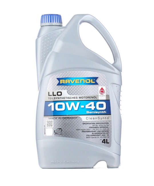 RAVENOL 1112112-004-01-999: Motorolje 4l, 10W-40 LLO