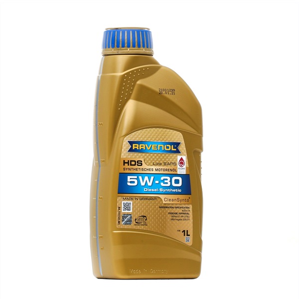 RAVENOL 1111121-001-01-999: Motoröl 1l, 5W-30 HDS