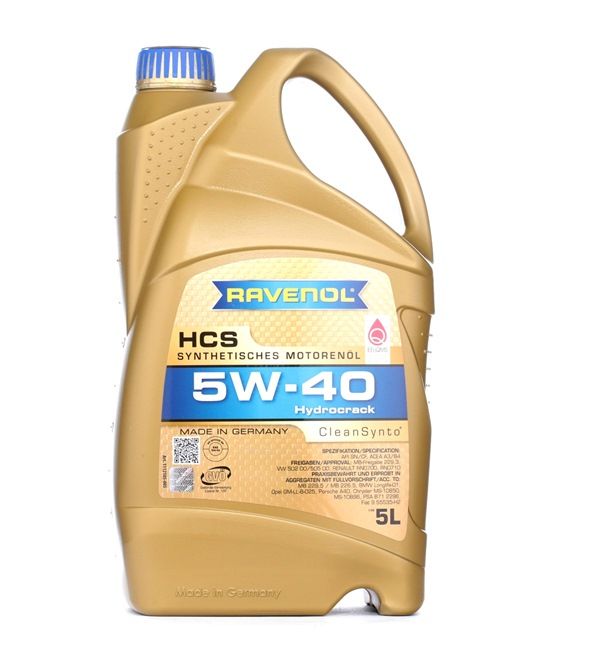 RAVENOL 1112105-005-01-999: Ulei de motor 5I, 5W-40 HCS