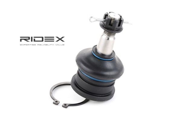 RIDEX 2462S0160: Traggelenk Vorderachse beidseitig, oben, mit Sicherungsring