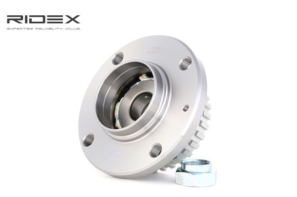 RIDEX 654W0263: Juego de cojinete de rueda eje trasero ambos lados, con anillo sensor ABS