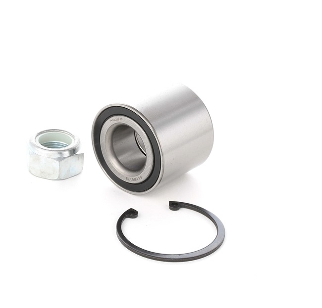 RIDEX 654W0173: Kit cuscinetto ruota Assale post. bilaterale, senza anello sensore ABS, senza cuscinetto ruota integrato, senza sensore n° giri, senza bullone fissaggio ruota