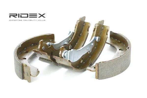 RIDEX 70B0033: Bremsbackensatz Hinterachse, 228mm, mit Hebel