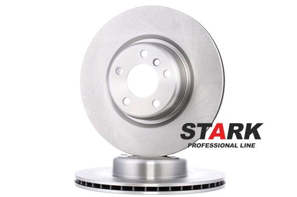 STARK SKBD-0023475: Brzdový kotouč Zadní náprava, R: 345mm, větráno, Litina, R: 345mm, nepotažený (bez vrstvy), bez šroubu