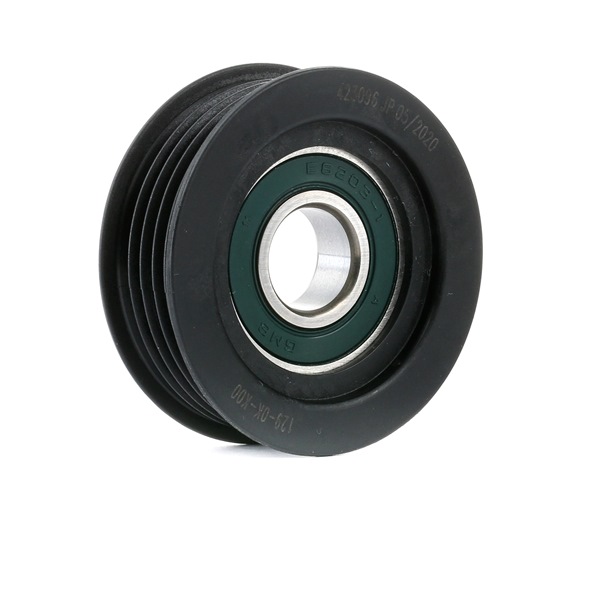 ASHIKA 129-0K-K00: Umlenkrolle Keilrippenriemen Ø: 64mm, Ø: 64mm