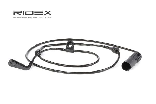 RIDEX 407W0024: Sensor de desgaste de pastillas de frenos eje trasero ambos lados, Eje delantero