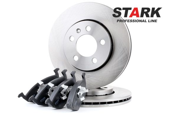 STARK SKBK-1090287: Sada bŕzd, Kotúčová brzda predna naprava, Ø: 256mm, vetraný