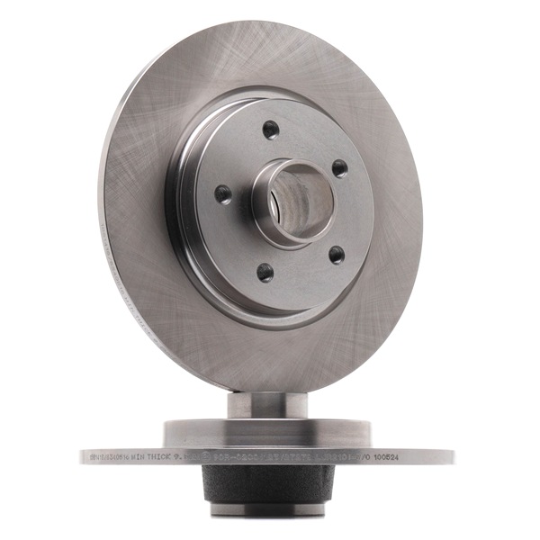 RIDEX 82B1221: Bremsscheibe Hinterachse, Ø: 274,2mm, voll, Gusseisen, Ø: 274,2mm, unbeschichtet, ohne Schrauben