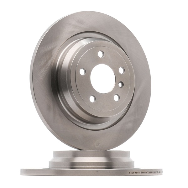 RIDEX 82B1252: Bremsscheibe Hinterachse, Ø: 325mm, voll, Gusseisen, Ø: 325mm, unbeschichtet, ohne Schrauben