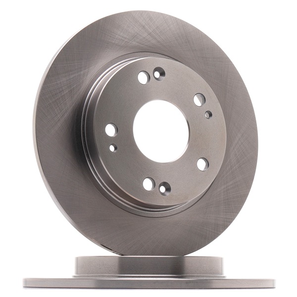 RIDEX 82B1267: Bremsscheibe Hinterachse, Ø: 259,8mm, voll, Gusseisen, Ø: 259,8mm, unbeschichtet, ohne Schrauben