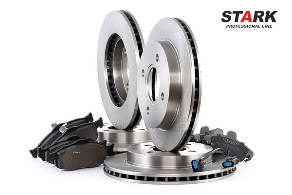 STARK SKBK-1090316: Pidurikomplekt, ketaspidur Esisild, Tagasild, Ø: 260, 252,6mm, õhutusega