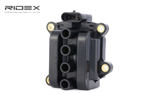 RIDEX 689C0284: Tændspole 12V, 4-polet