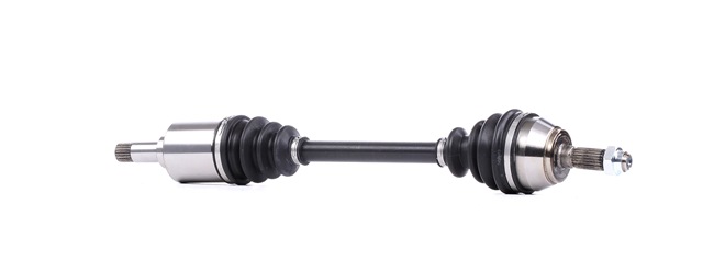 RIDEX 13D0042: Árbol de transmisión Eje delantero, izquierda, 614mm