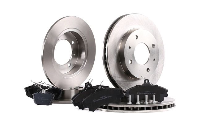 STARK SKBK-1090349: Fék készlet, tárcsafék hátsótengely, elsőtengely, Ø: 260, 256mm, tele, Szellőztetett