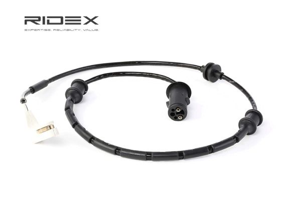 RIDEX 407W0066: Sensor de desgaste de pastillas de frenos eje delantero, ambos lados
