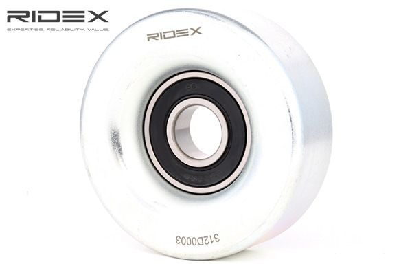 RIDEX 312D0003 Паразитна / водеща ролка, пистов ремък HONDA Jazz 3 (GE_, GG_, GP_, ZA_) 100 K.C. бензин цена