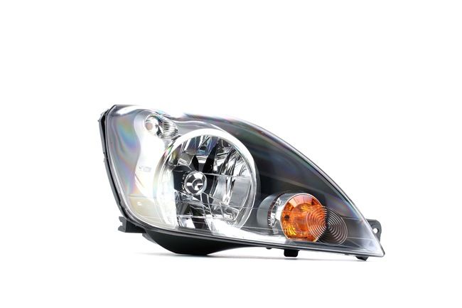 ABAKUS 431-1172R-LD-EM: Far dreapta, H4, fara bec cu incandescenta, Carcasa cu parte interioara neagra, cu motor reglaj LWR