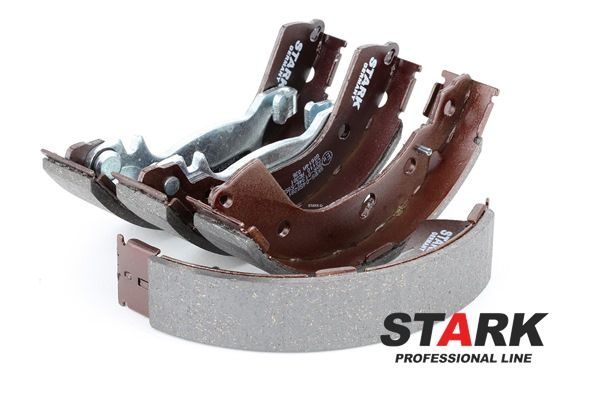 STARK SKBS-0450281: Piduriklotside komplekt Tagasild, 180mm, koos käsipidurikangiga