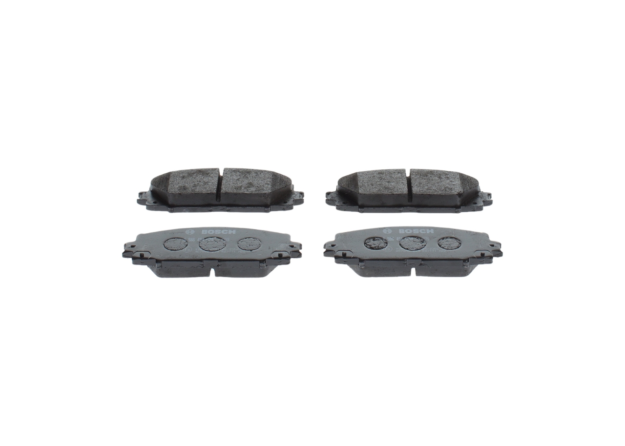 BOSCH 0 986 494 670: Juego de pastillas de freno con instrucciones de montaje