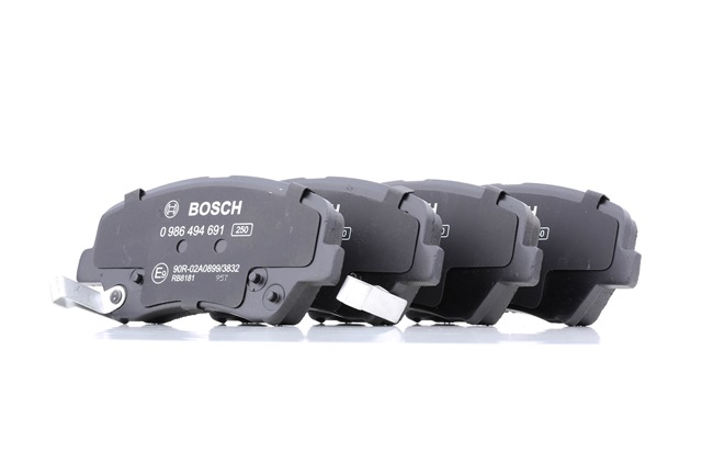 BOSCH 0 986 494 691 Τακάκια φρένων HYUNDAI i30 (GD) 128 PS Βενζίνη κόστος