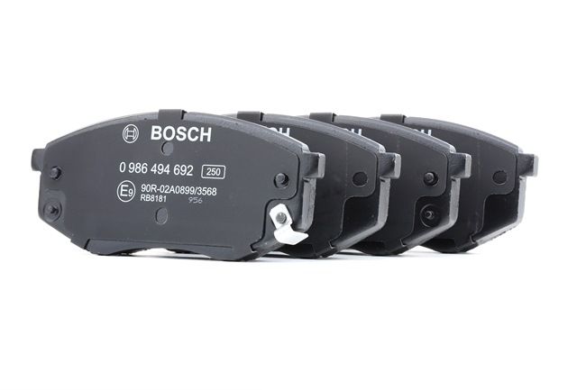 BOSCH 0 986 494 692: Juego de pastillas de freno Chapa antichirridos