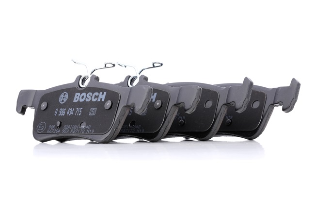 BOSCH 0 986 494 715: Bremžu kluči ar piespiedējplāksni, ar montāžas instrukciju