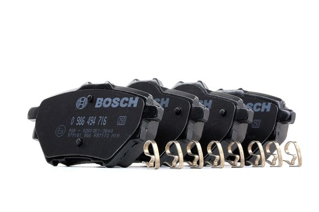 BOSCH 0 986 494 716 Klocki hamulcowe CITROЁN C3 Aircross II (CC24) 136 KM Hybryda silnik benzynowy / elektryczny koszt