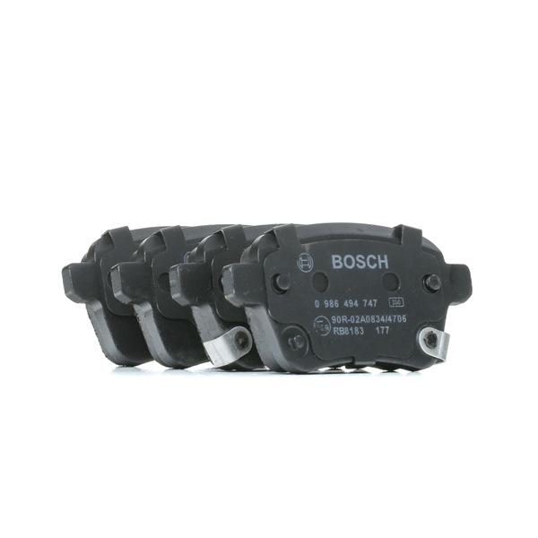 BOSCH 0 986 494 747 Remblokken OPEL Corsa E Hatchback (X15) 75 Pk Diesel kosten