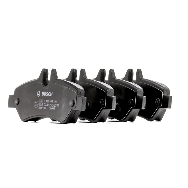 BOSCH 0 986 495 100 Τακάκια φρένων MERCEDES-BENZ SPRINTER 3,5-t Κουτί (906) 129 PS Πετρέλαιο κόστος