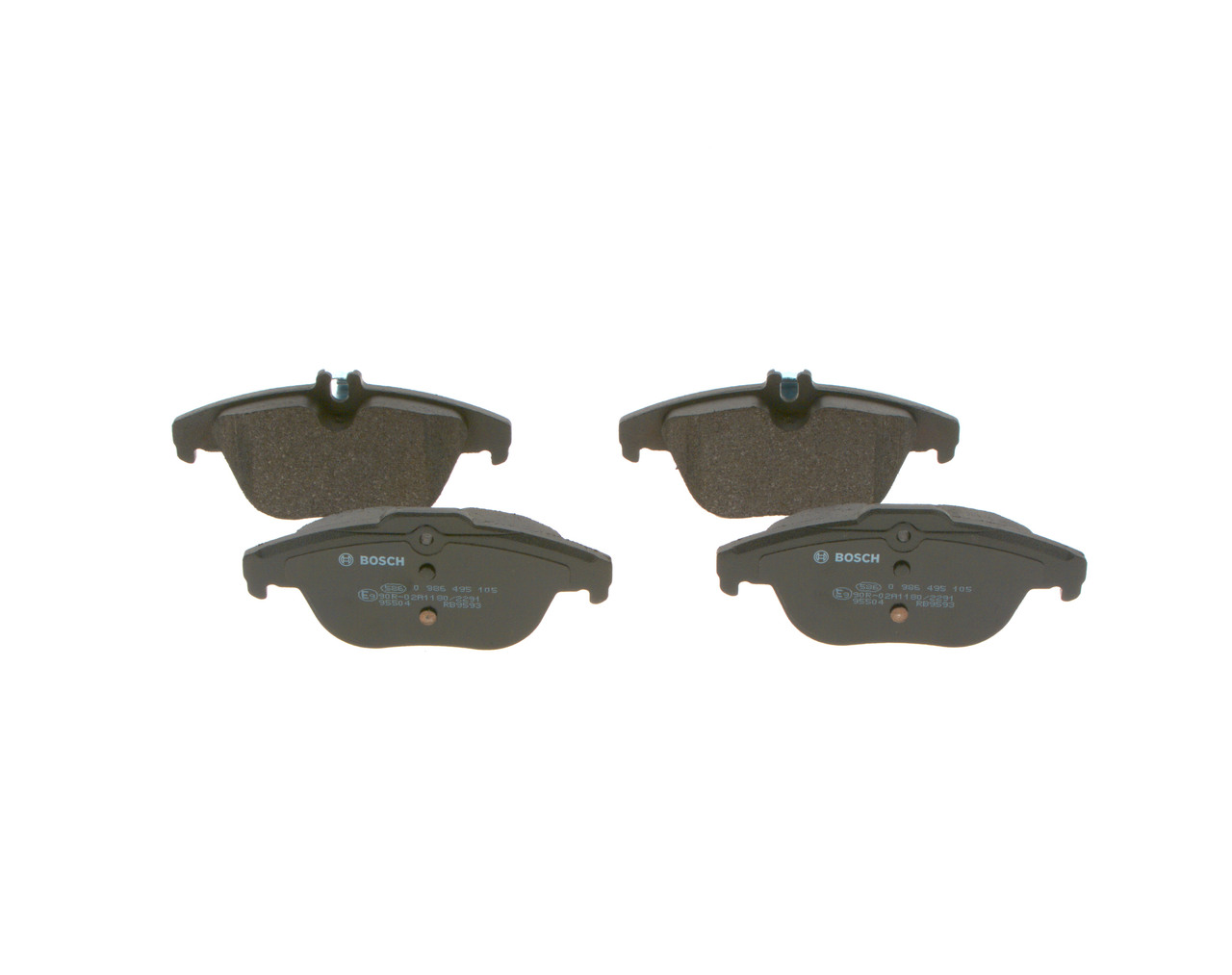 BOSCH 0 986 495 105 Τακάκια φρένων MERCEDES-BENZ C-class T-modell (S204) 231 PS Πετρέλαιο κόστος