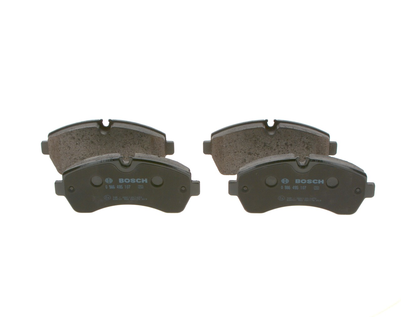 BOSCH 0 986 495 107 Τακάκια φρένων MERCEDES-BENZ SPRINTER 4-t Πλατφόρμα/σασσί (907) 143 PS Πετρέλαιο κόστος