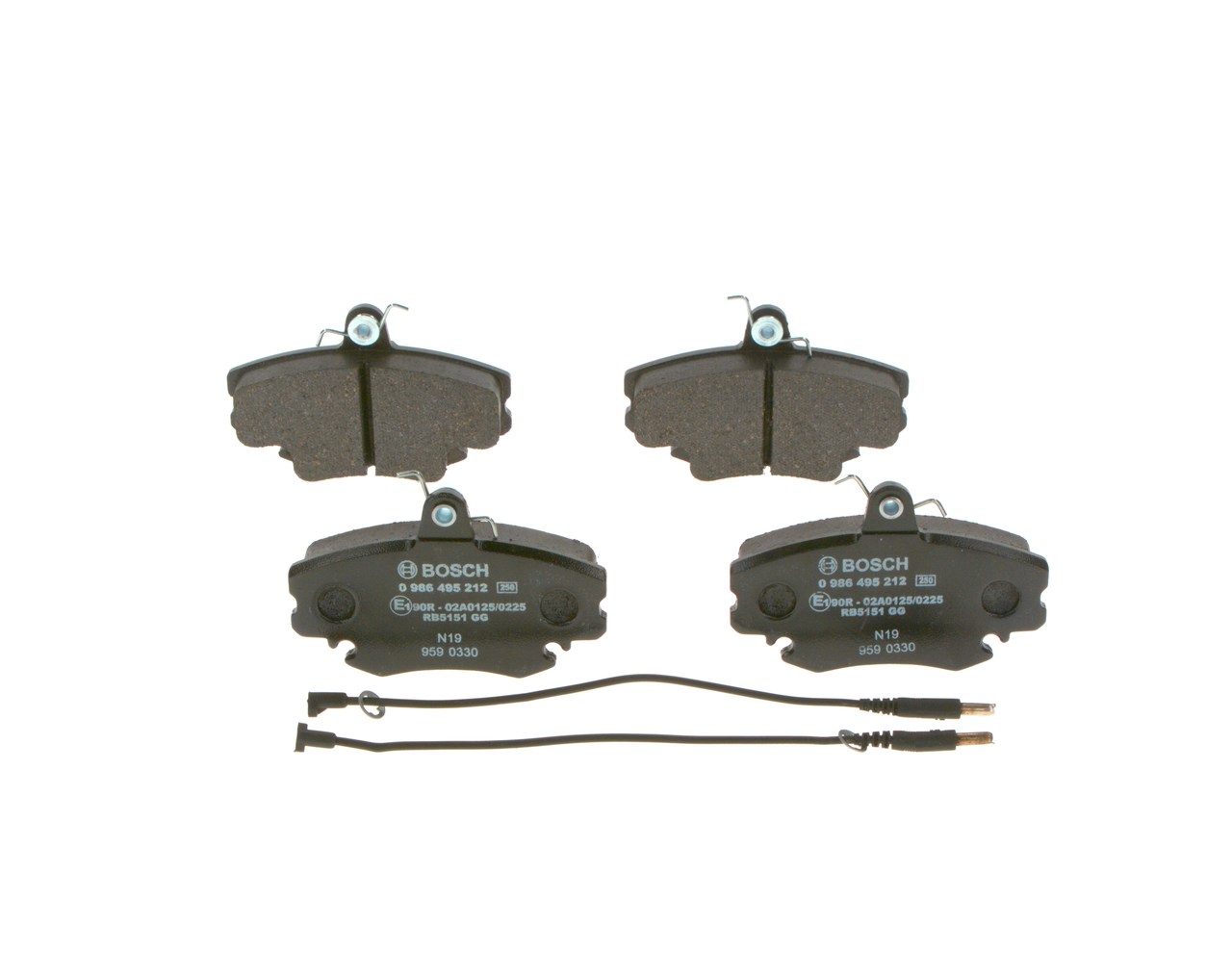 BOSCH 0 986 495 212: Plaquettes de frein