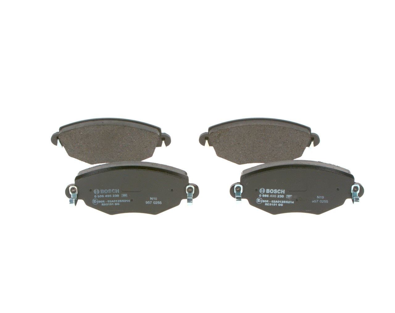 BOSCH 0 986 495 230 Brzdové platničky JAGUAR X-Type Sedan (X400) 156 KS Benzín cena