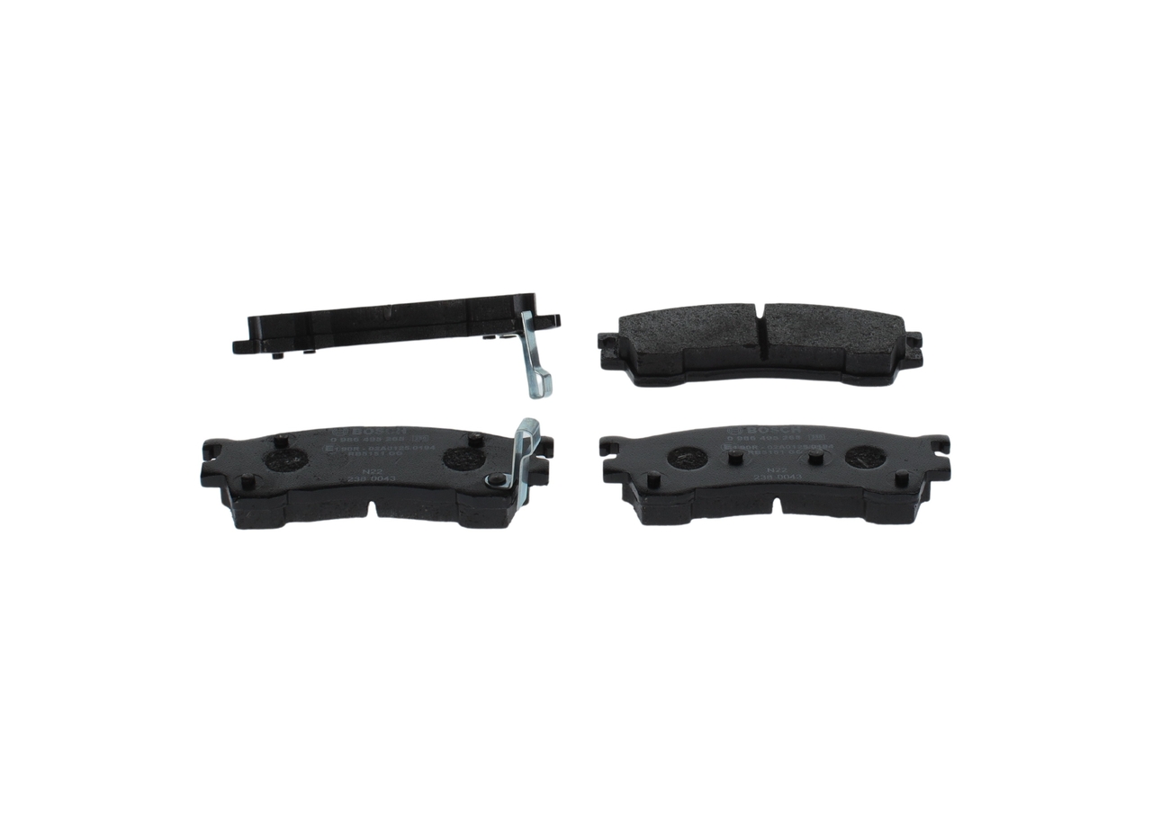 BOSCH 0 986 495 265 Remblokken MAZDA 626 V Hatchback (GF) 90 Pk Benzine kosten