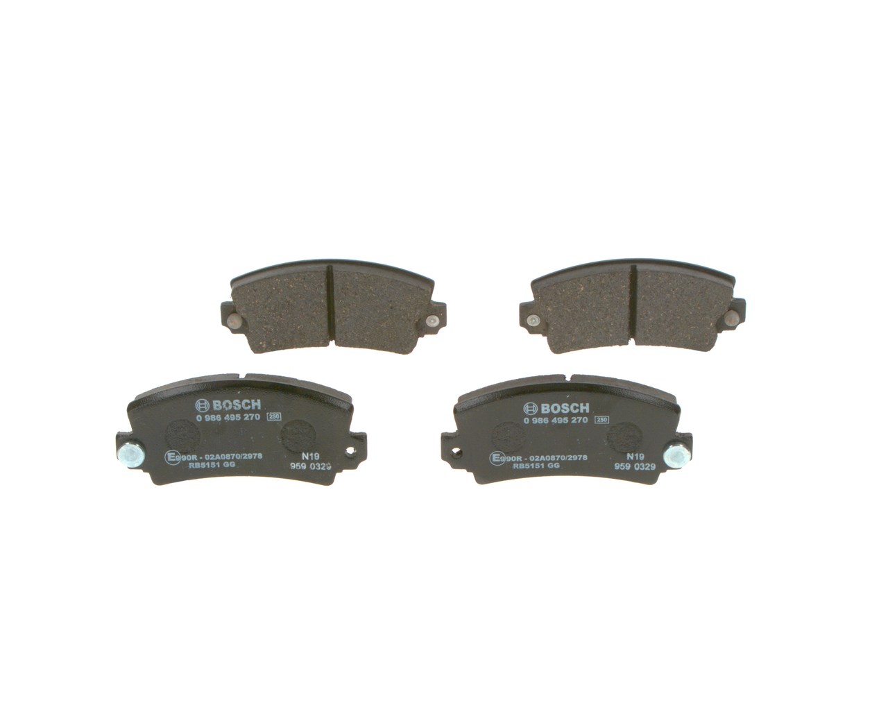 BOSCH 0 986 495 270 Bremžu kluči RENAULT 12 Variable (117_) 68 ZS Benzīns cena