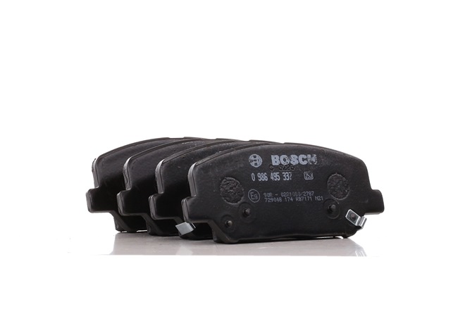 BOSCH 0 986 495 337: Juego de pastillas de freno con instrucciones de montaje