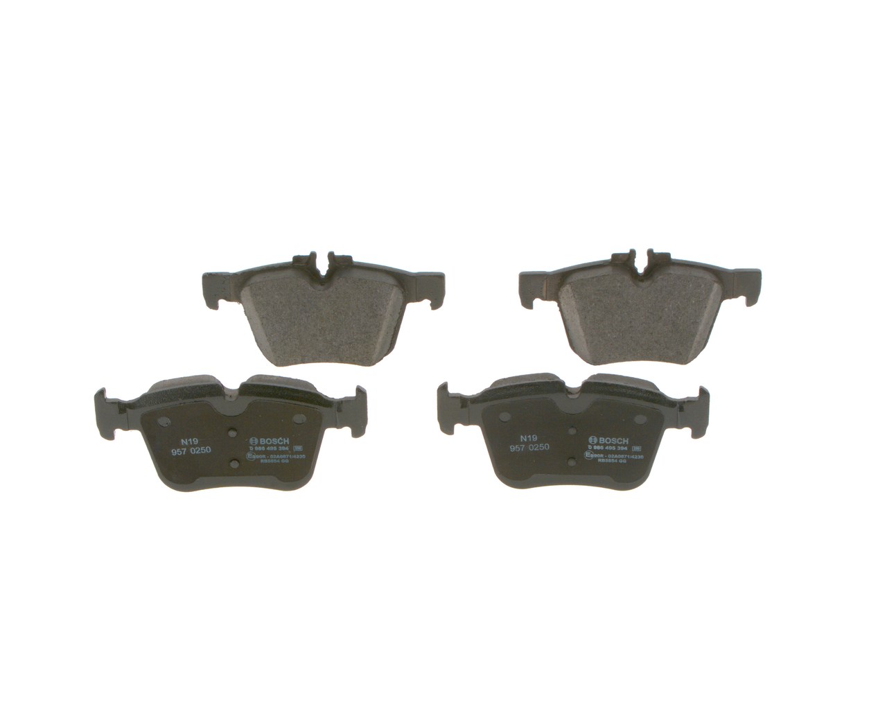 BOSCH 0 986 495 394 Τακάκια φρένων MERCEDES-BENZ C-class T-modell (S205) 156 PS Βενζίνη κόστος