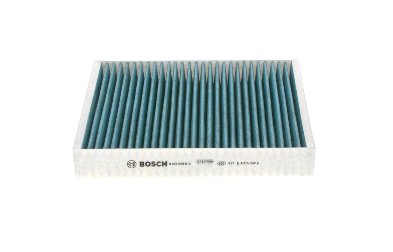 BOSCH 0 986 628 512: Filtro de habitáculo Filtro de carbón activado, FILTRO+