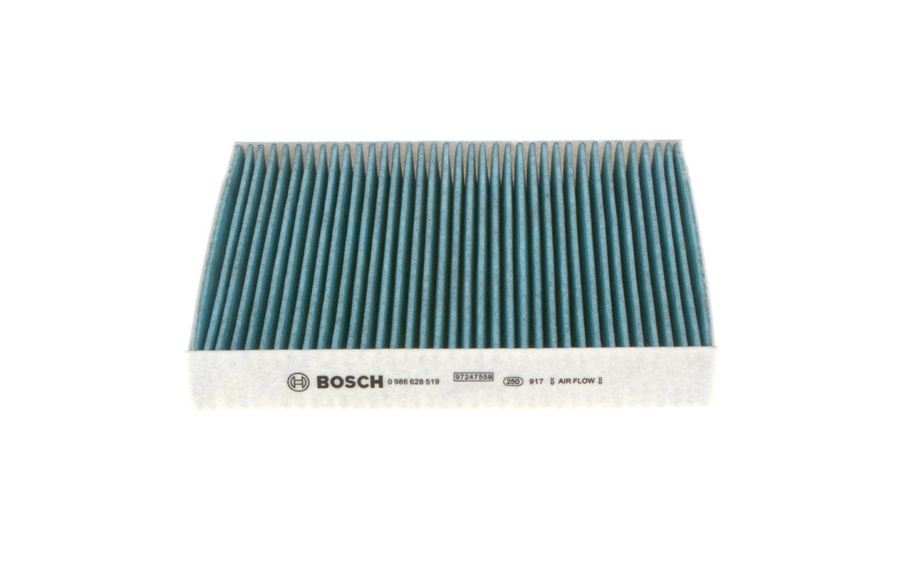 BOSCH 0 986 628 519: Filtrs, Salona telpas gaiss Aktivētās ogles filtrs, FILTRS+