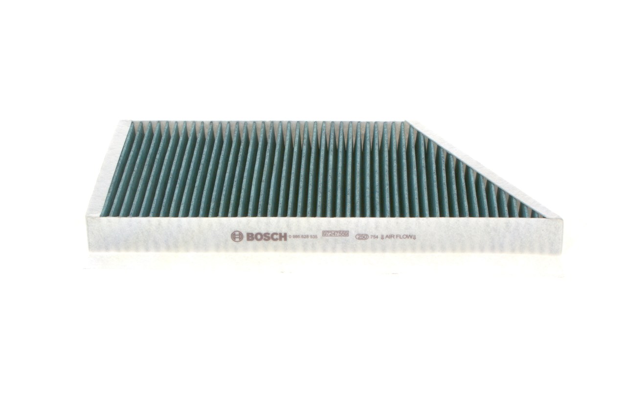 BOSCH 0 986 628 535: Filtr, vzduch v interiéru Filtr s aktivním uhlím, FILTR+