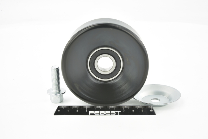 FEBEST 0187-GX115: Spanrol, poly V-riem Ø: 96mm, Ø: 96mm