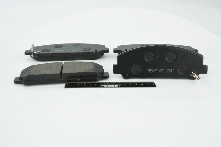 FEBEST 0201-R51F: Plaquettes de frein Essieu avant