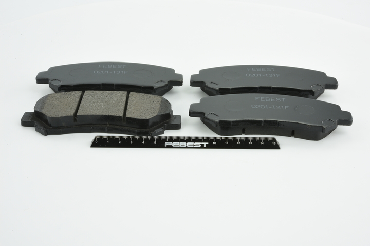 FEBEST 0201-T31F: Kit pastiglie freni Assale anteriore