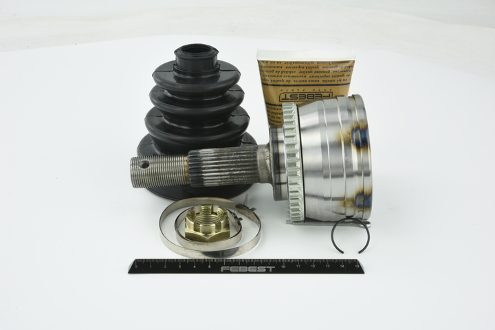 FEBEST 0210-057A44: Antriebswellengelenk radseitig, Vorderachse, mit ABS-Sensorring