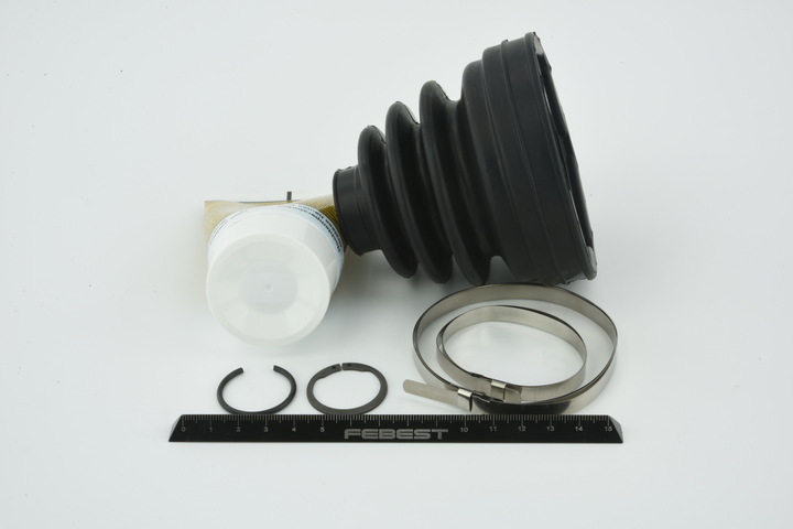 FEBEST 0215-R51T: Gofruotoji membrana, kardaninis velenas transmisijos galas, NBR (nitrilo-butadieno kaučiukas)