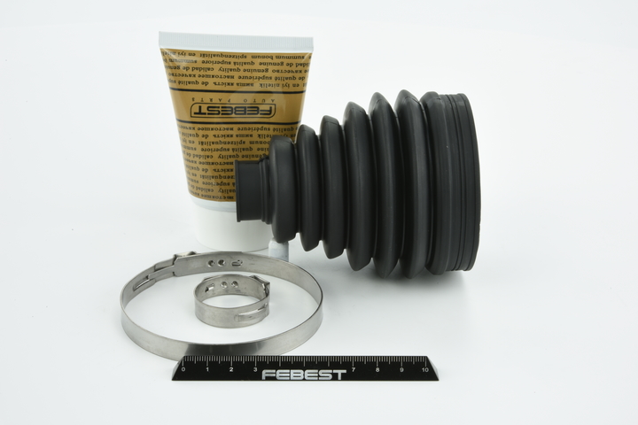 FEBEST 0217P-B30: Gofruotoji membrana, kardaninis velenas rato pusė, PVC