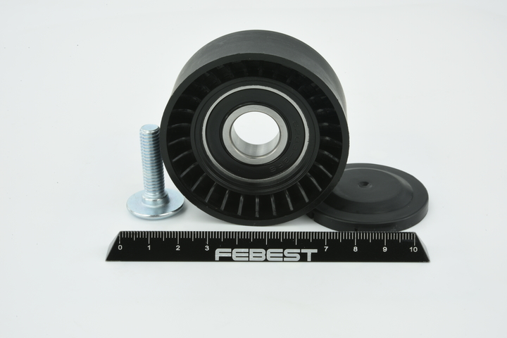 FEBEST 0287-J10E: Spanrol, poly V-riem Ø: 65mm, Ø: 65mm